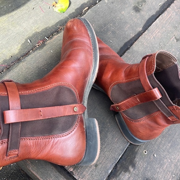 Ecco brown leather Chelsea boots - Picture 7 of 8